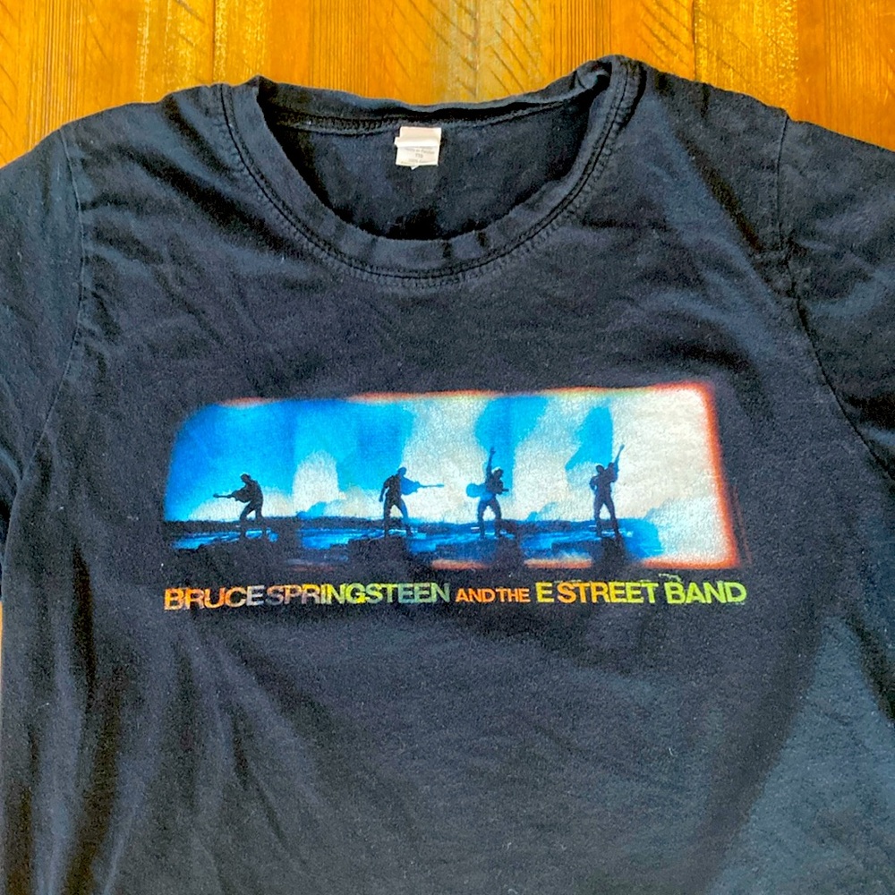 Women’s Bruce Springsteen Vintage Concert T Shirt Graphic Top Cotton